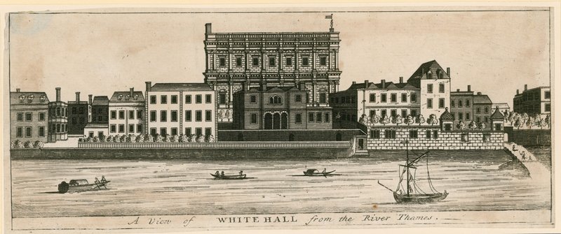 Whitehall od řeky Temže od English School