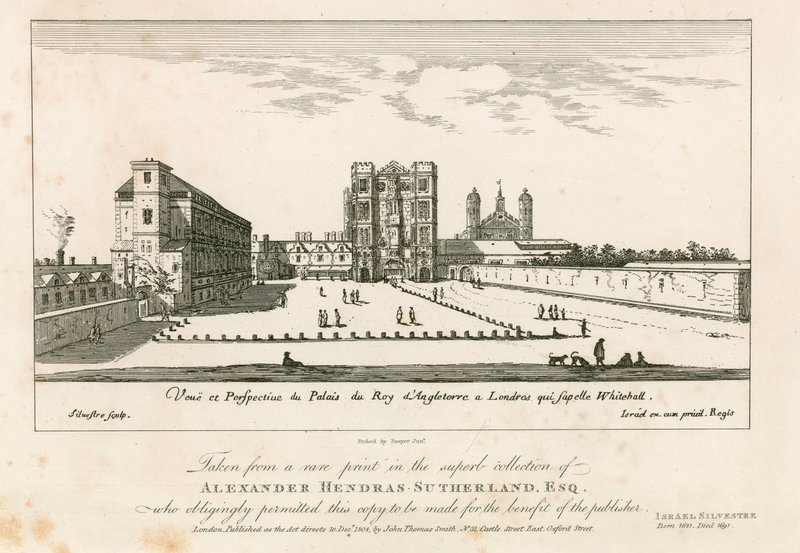 Whitehall v 17. století od English School