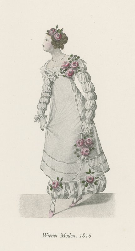 Vídeňská móda, 1816 od English School