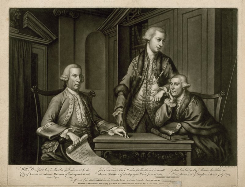 William Beckford, James Townsend a John Sawbridge od English School