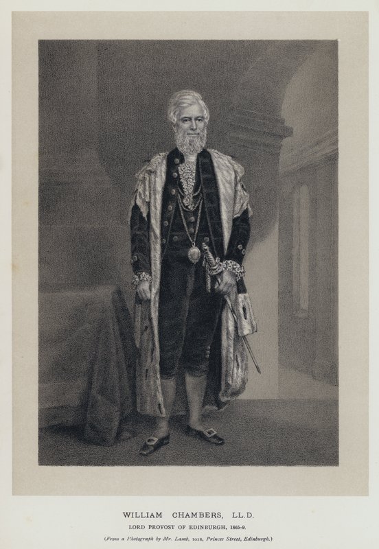 William Chambers, LLD, Lord Provost of Edinburgh od English School