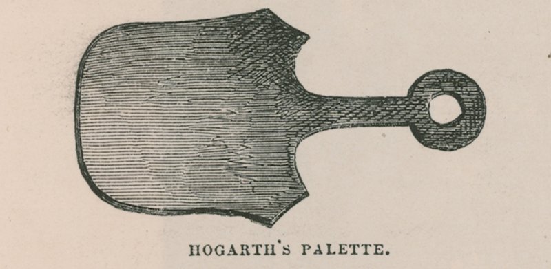 Paletka Williama Hogartha od English School