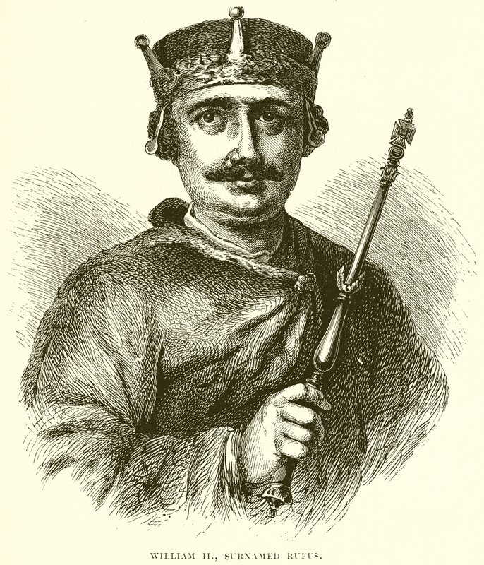William II, příjmením Rufus od English School