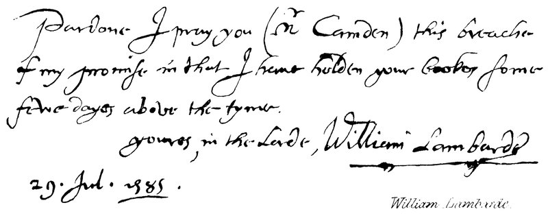 William Lambarde od English School