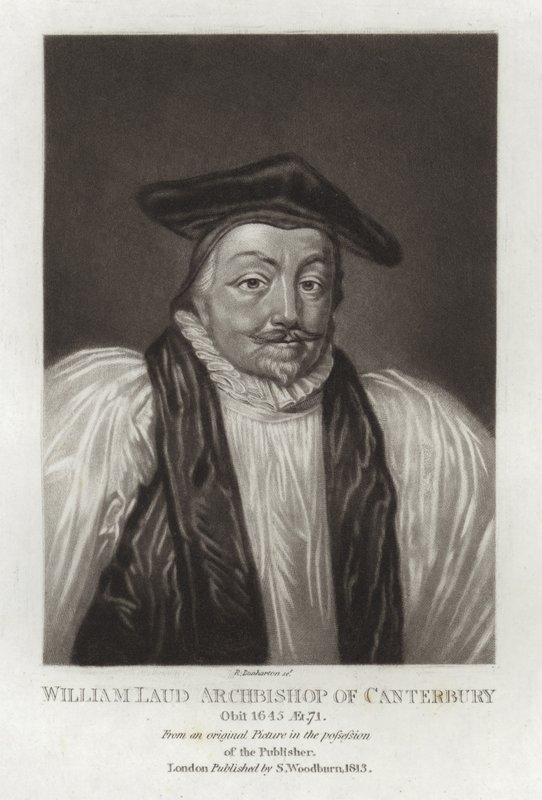 William Laud arcibiskup z Canterbury od English School