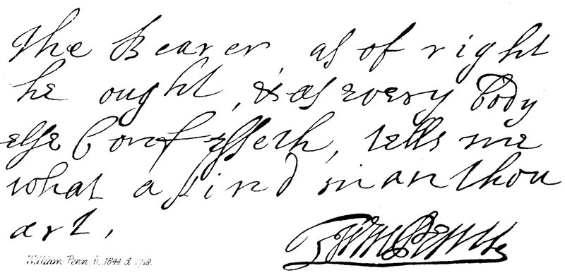 William Penn, nar. 1644, nar. 1718 od English School