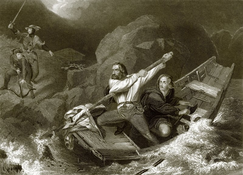 William Tell zachraňuje Baumgarten od English School