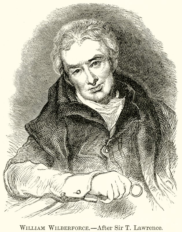 William Wilberforce. Po siru T. Lawrence (rytina) od English School