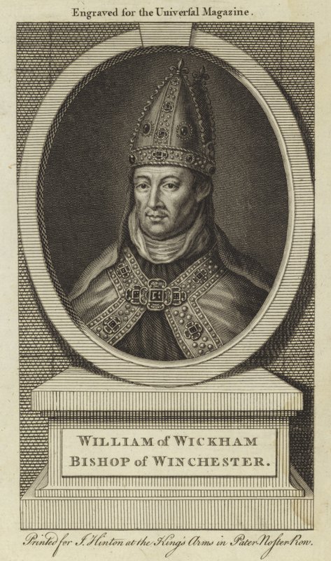 William z Wickhamu, biskup z Winchesteru od English School