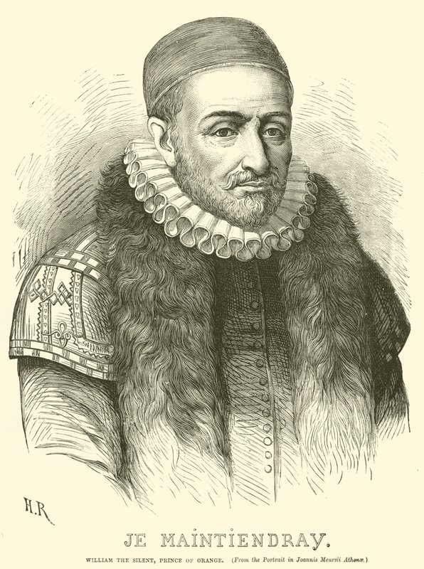 William Tichý, princ Oranžský (rytina) od English School