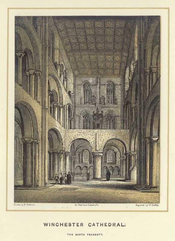 Winchesterská katedrála, severní transept od English School