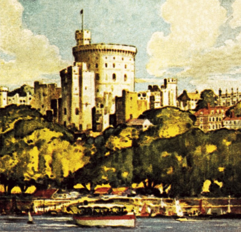 Windsorský zámek od English School