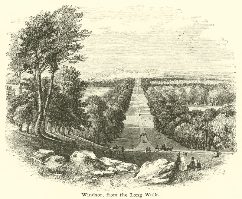 Windsor, z Long Walk od English School