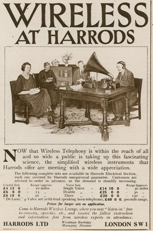 Bezdrátové připojení v obchodním domě Harrods od English School
