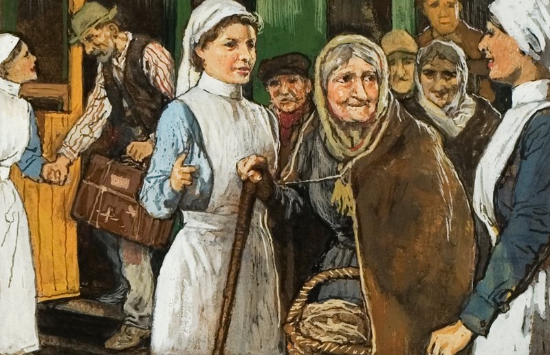 Ženy jako zdravotní sestry v první světové válce od English School