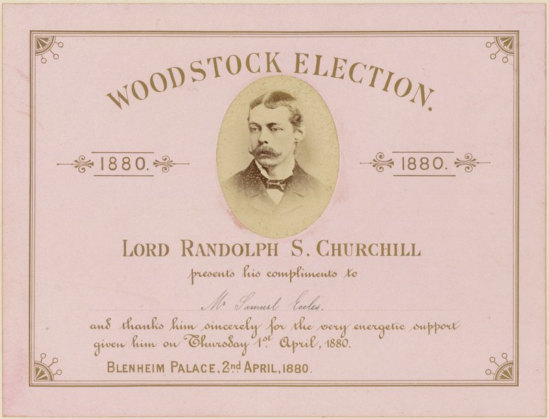 Woodstock volby 1880 od English School