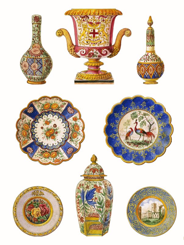 Worcesterský porcelán od English School