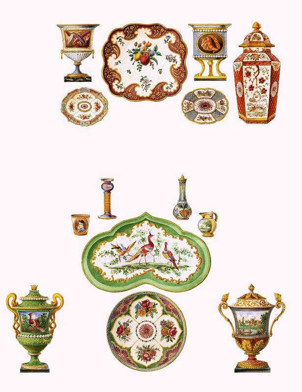 Worcesterský porcelán od English School