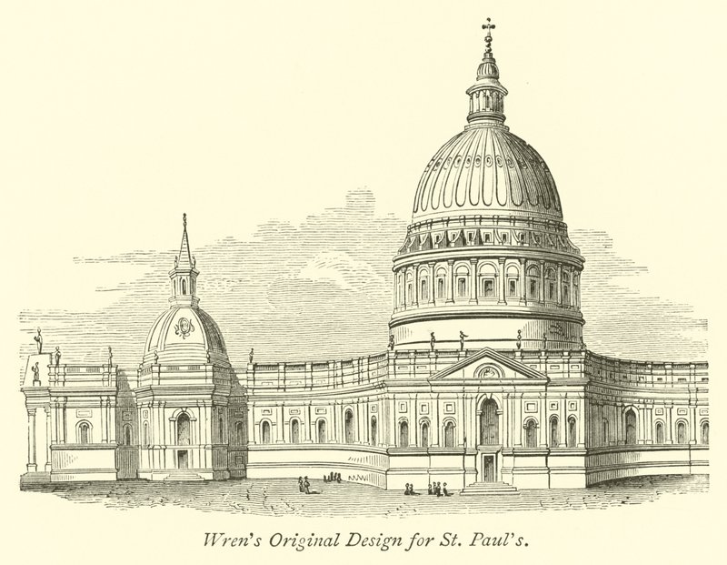 Wrens originální design pro St Pauls od English School