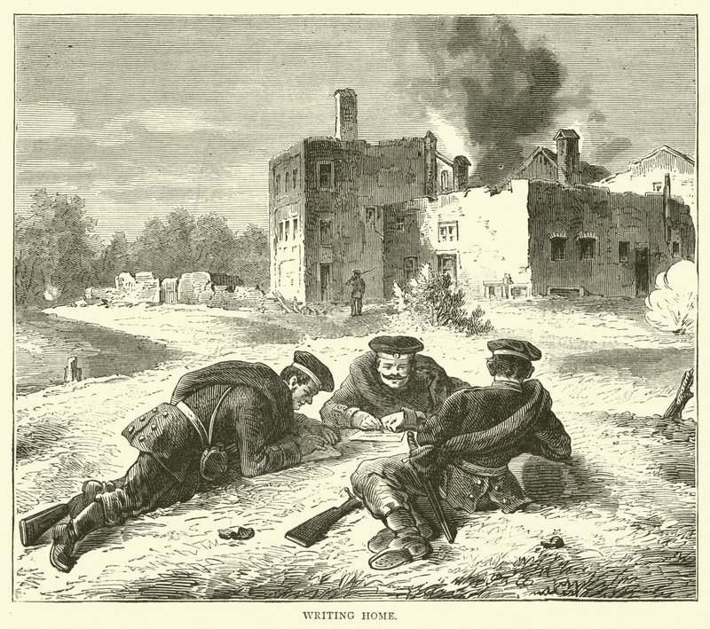 Psaní domů, září 1870 od English School