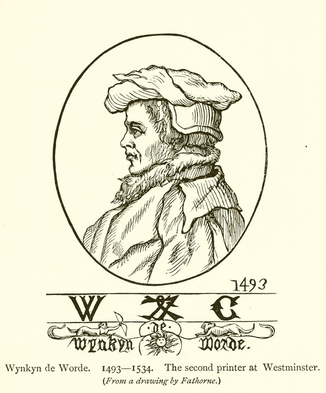 Wynkyn de Worde, druhá tiskárna ve Westminsteru od English School