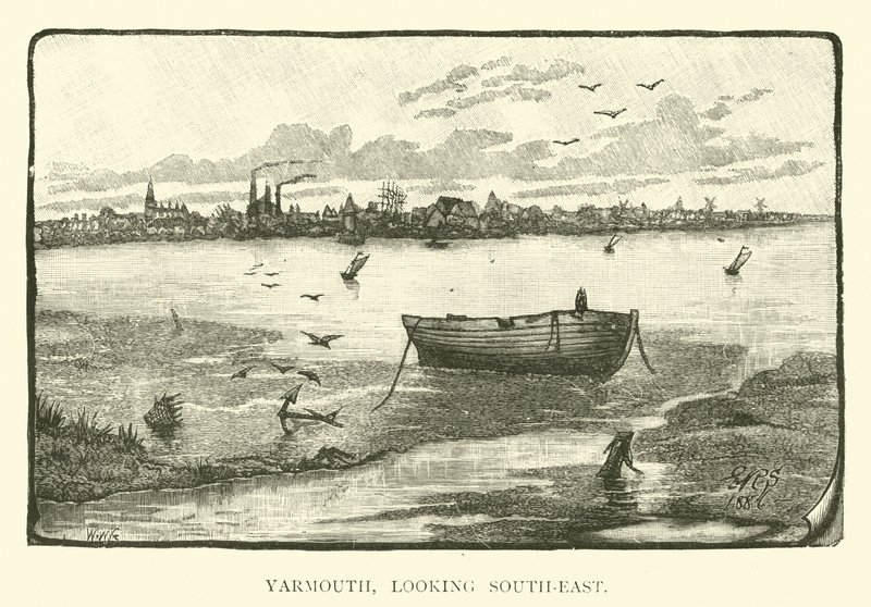 Yarmouth, Při pohledu na jihovýchod od English School