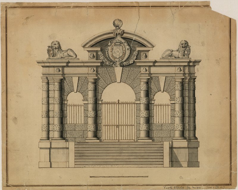 York Stairs od Iniga Jonese, c 1626 od English School
