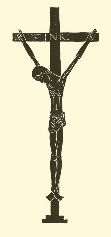 Krucifix od Eric Gill