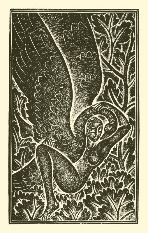 Leda milovala od Eric Gill