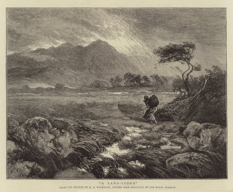 Pozemní bouře od Ernest Albert Waterlow
