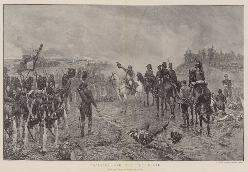 Napoleon a stará garda od Ernest Crofts