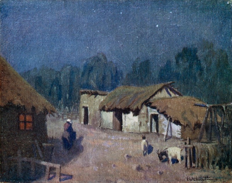 Měsíční noc ve střední Argentině od Ernest William Christmas