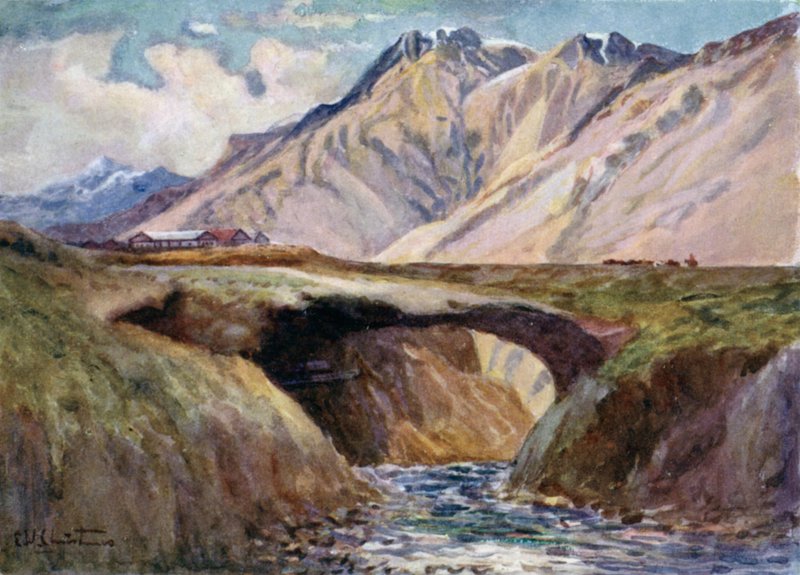 Puente del Inca, slavný přírodní most od Ernest William Christmas