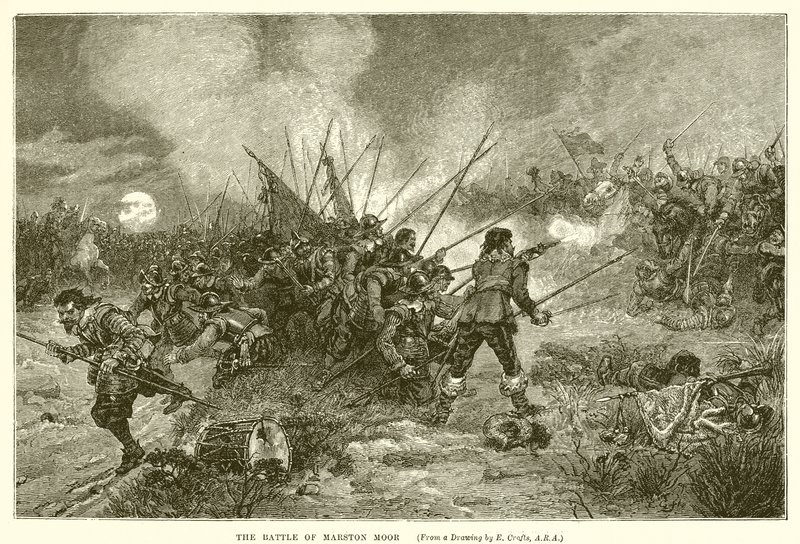 Bitva o Marston Moor od Ernest Crofts