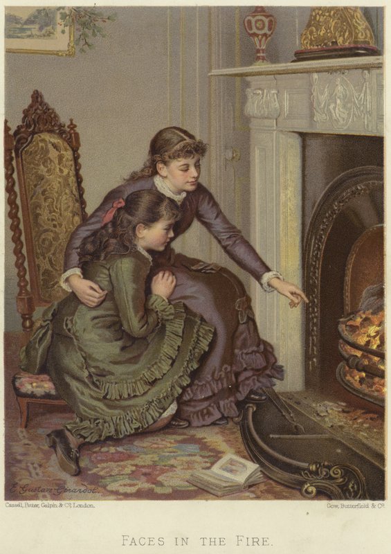 Tváře v ohni od Ernest Gustave Girardot
