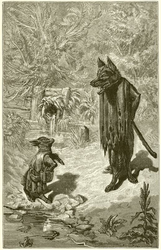 Vlk a Beránek od Ernest Henry Griset