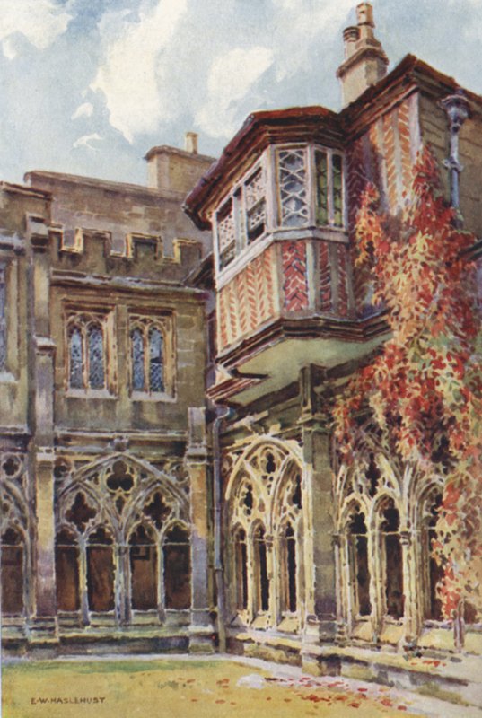 Okno Anny Boleynové, děkanský klášter (barevné lito) od Ernest William Haslehust