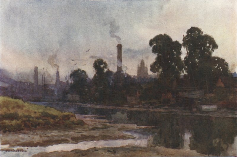 Newport z Mediny (barevné lito) od Ernest William Haslehust