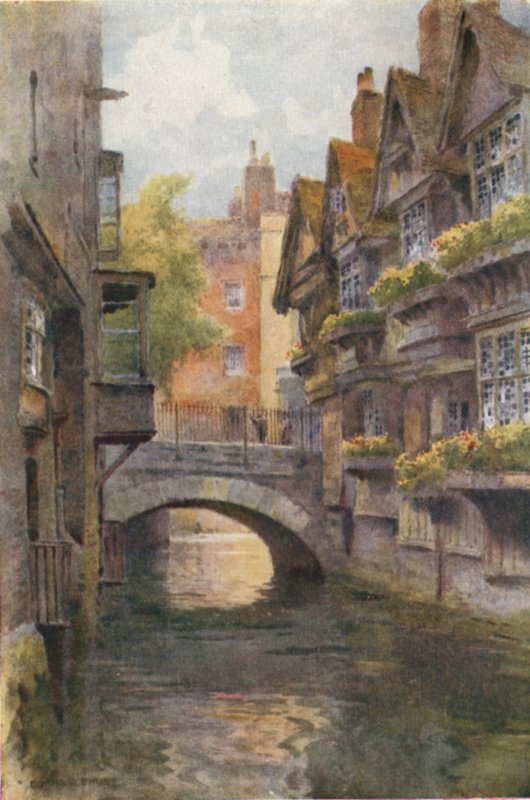 Canterbury Weavers (barevné lito) od Ernest William Haslehust