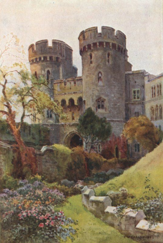 Normanská brána (barevná lito) od Ernest William Haslehust
