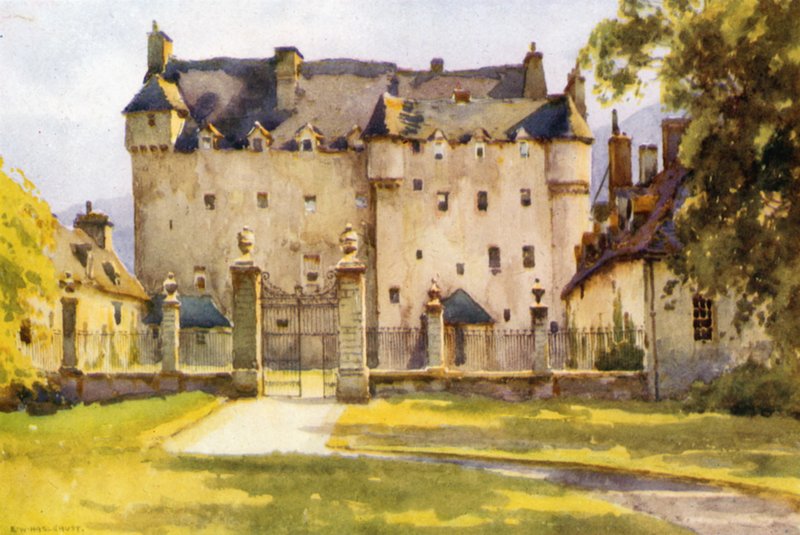 Traquair (barevné lito) od Ernest William Haslehust