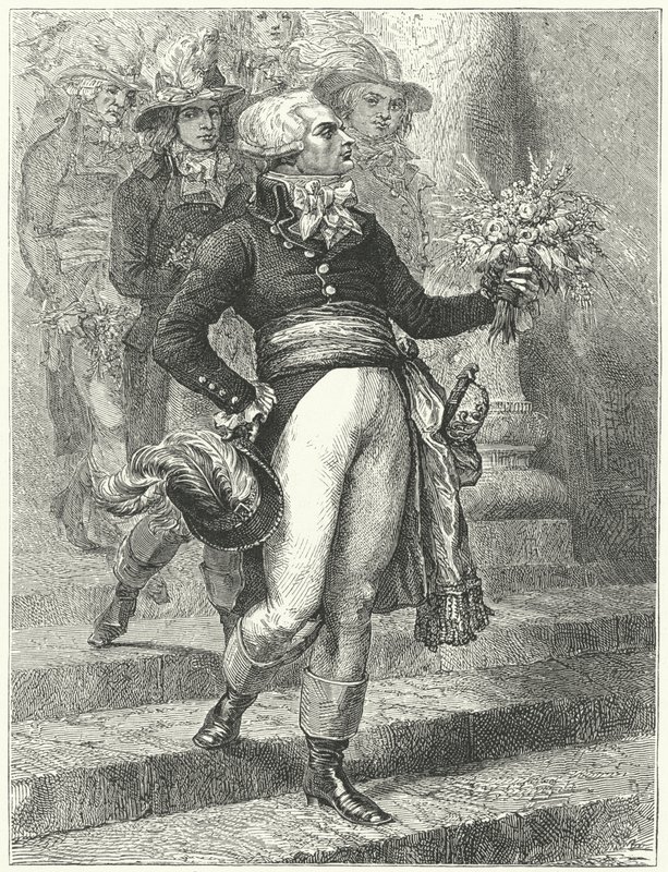 Maximilien Robespierre v den Festivalu Nejvyšší bytosti od Etienne (after) Ronjat