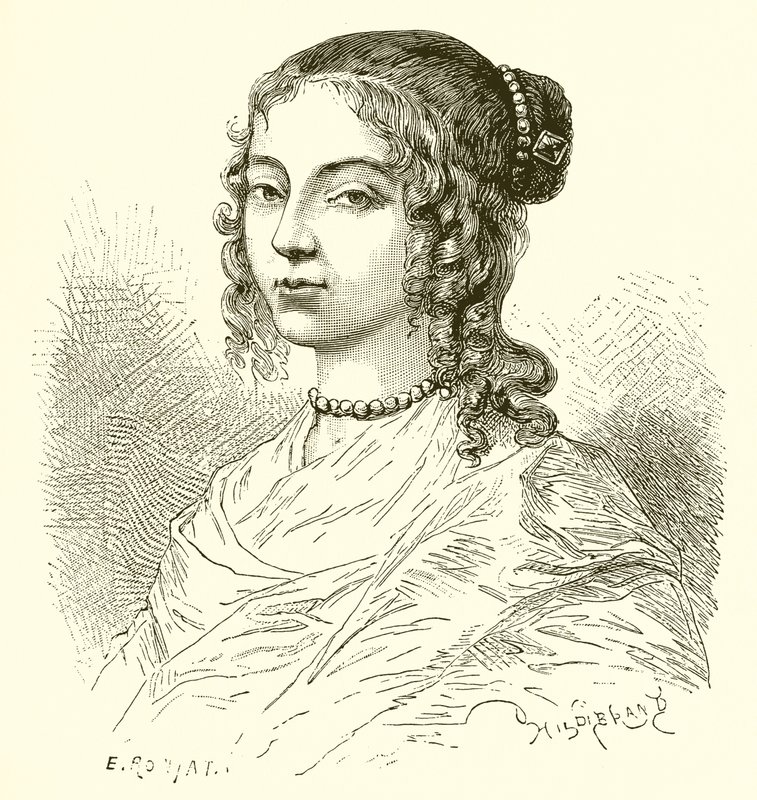 Henrieta Anglická, sestra krále Karla II od Etienne Antoine Eugene Ronjat
