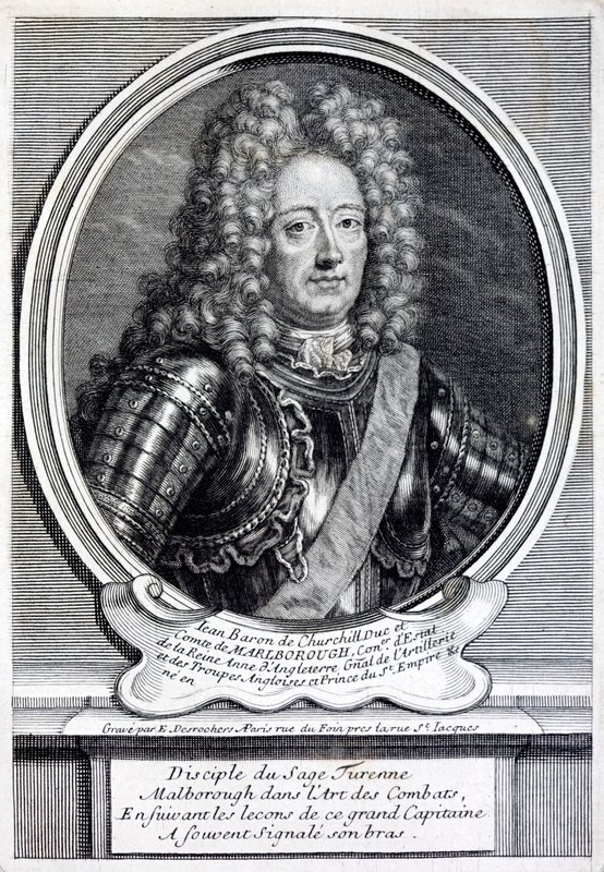 John Churchill od Etienne Jehandier (after) Desrochers