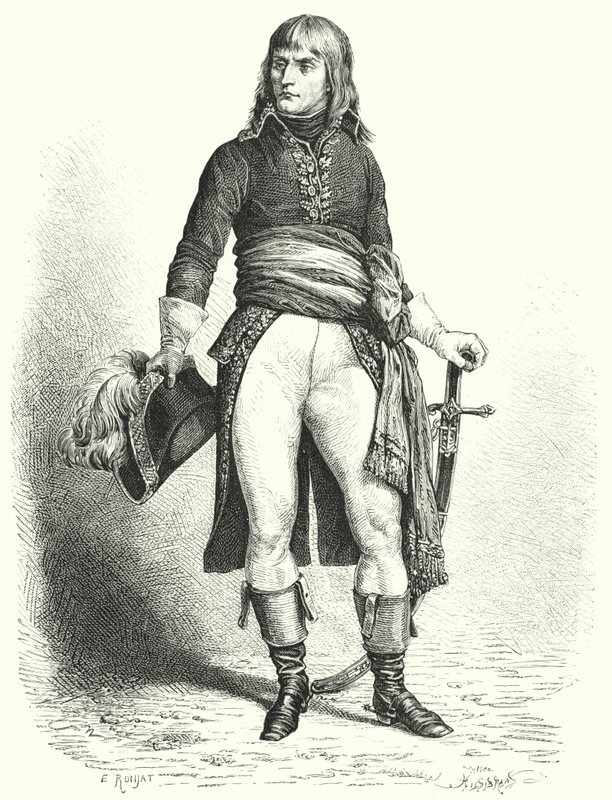 Napoleon Bonaparte od Etienne after Ronjat