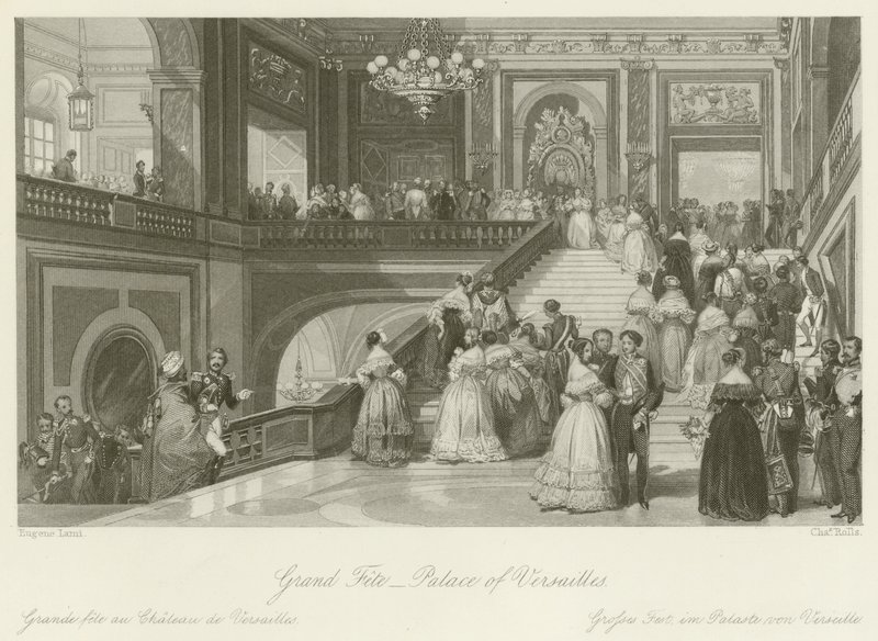 Grand Fete v paláci ve Versailles od Eugene Louis Lami