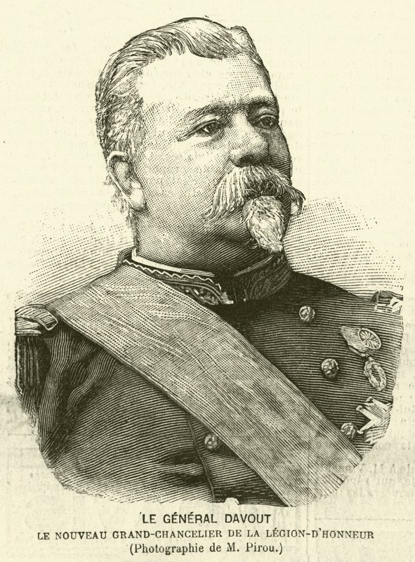 Generál Davout, francouzský voják a nový velký kancléř Legion dHonneur od Eugene Pirou