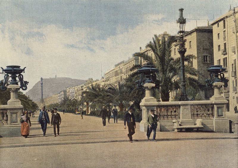 Barcelona, ​​Le Paseo De Colon od European Photographer