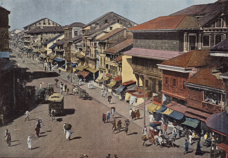 Bombay, Ulice V Bílém Městě od European Photographer
