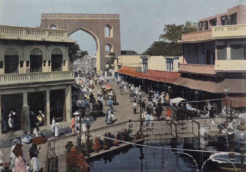 Hyderabad, La Rue Principale od European Photographer